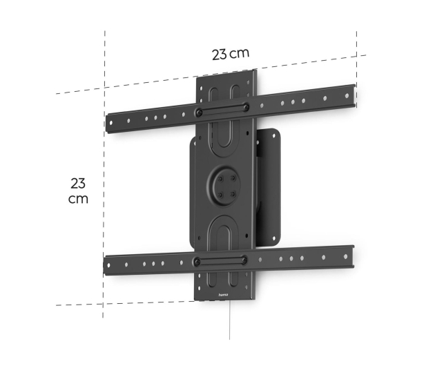 Hama Uchwyt do TV z rotacją 360° pion/poziom VESA 600x400 80" - 1516979 - zdjęcie 3